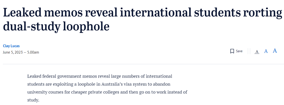 多名国际学生的签证被取消