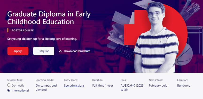 RMIT Graduate Diploma in Early Childhood Education