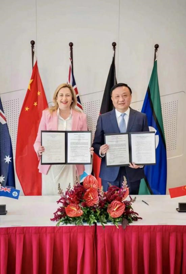 昆士兰州与上海续签了重要的姐妹州协议
